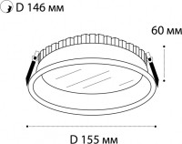 Точечный светильник IT06-6013 IT06-6013 black 4000K Italline