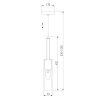 Подвесной светильник Eurosvet Graf 50226/1 прозрачный