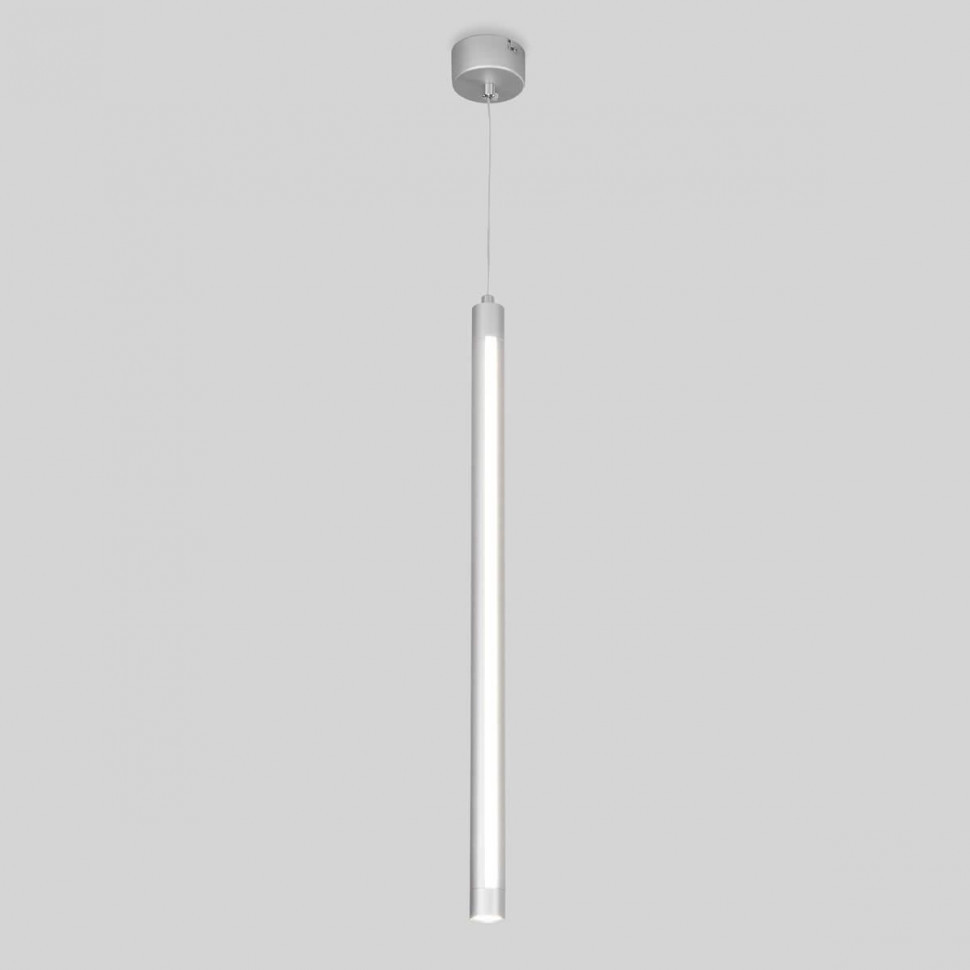 Подвесной светодиодный светильник Eurosvet Strong 50189/1 LED серебро