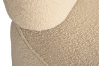 Кресло без подлокотников букле бежевое Кресло без подлокотников букле бежевое