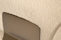 Кресло без подлокотников букле бежевое Кресло без подлокотников букле бежевое