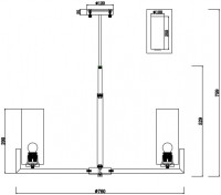 Потолочная люстра Fortano MOD089PL-08BS Maytoni Потолочная люстра Fortano MOD089PL-08BS Maytoni