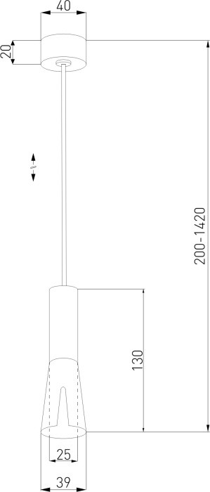Подвесной светильник Pino 50311 LED Elektrostandard