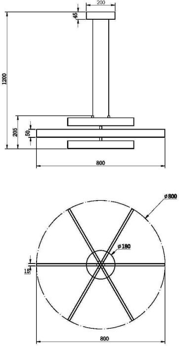 Подвесной светильник Origami MOD163PL-L38B4K Maytoni