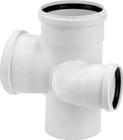 Крестовина Rehau Raupiano Plus 87° 110/75/110 увеличенная слева Крестовина Rehau Raupiano Plus 87° 110/75/110 увеличенная слева