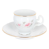 Набор для кофе 90мл на 6перс.12пред."Роза серая 5396011" Bernadotte