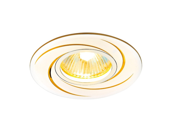 Точечный светильник Алюминий С Узором A506 AL/G Ambrella