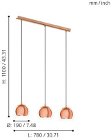 Подвесной светильник Rocamar 94591 Eglo Подвесной светильник Rocamar 94591 Eglo
