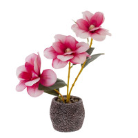 Цветочная композиция "Магнолия", L23 W18 H43 см