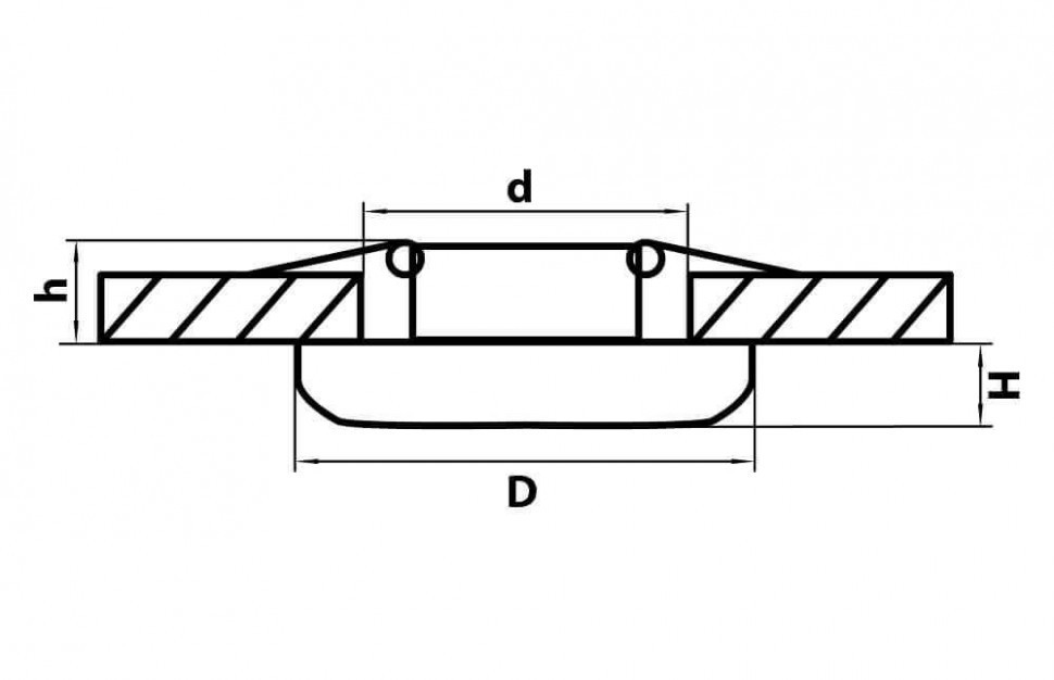 Встраиваемый светодиодный светильник Lightstar Monde 071056