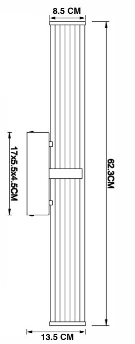Бра Grigio 1017/04 AP-23 Divinare