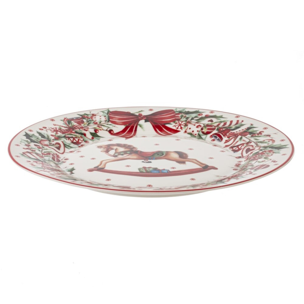 Тарелка, L19 W19 H1,5 см