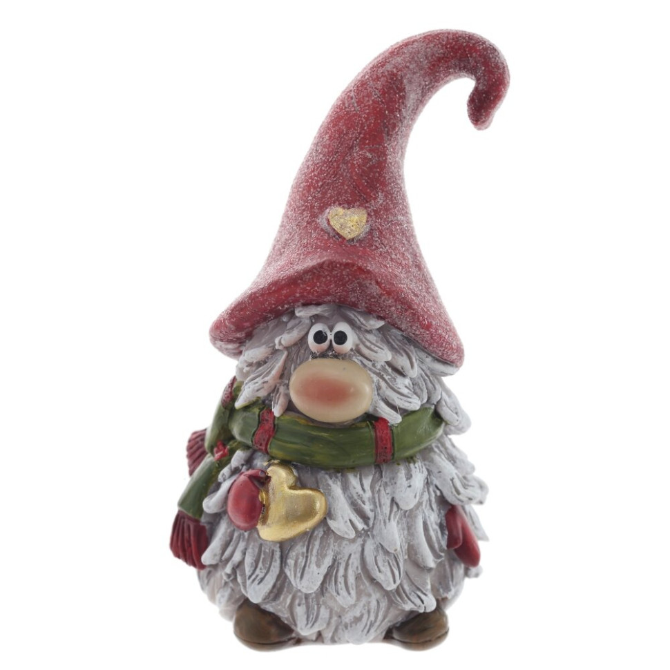 Фигурка декоративная "Гном",  L5,5 W6 H10 см, 2в.