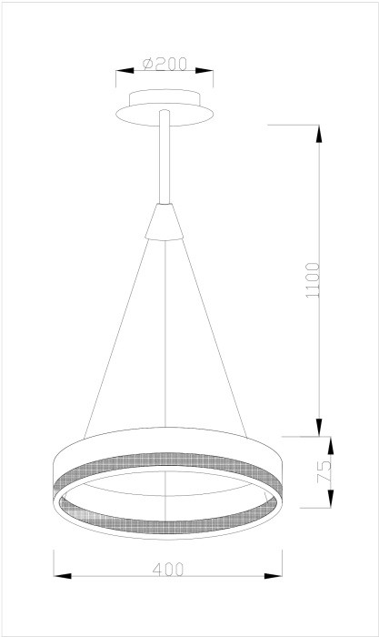 Подвесной светильник Crime V1760-PL Moderli