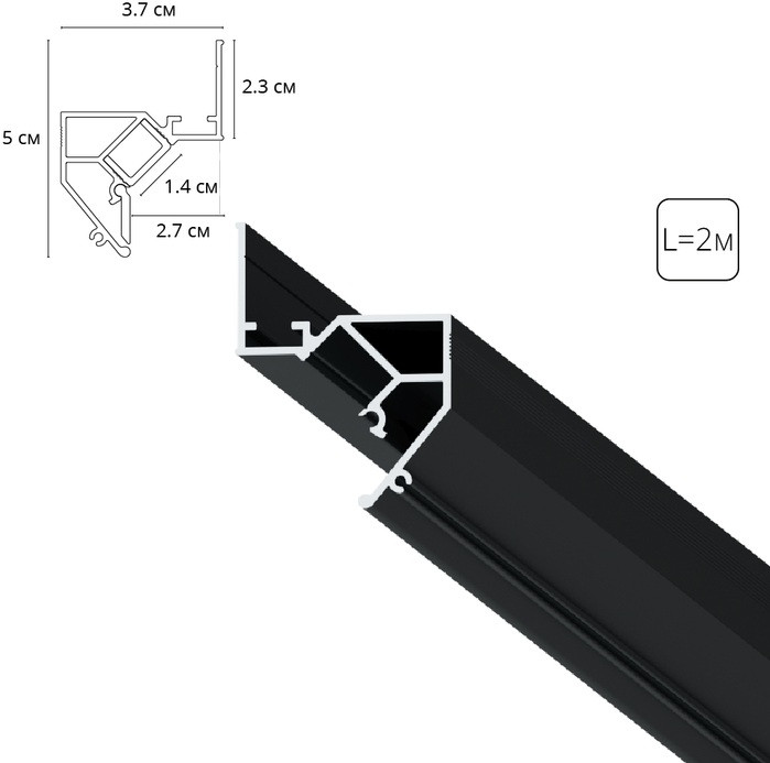 Профиль для светодиодной ленты Gap A680206 Arte Lamp