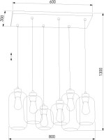 Подвесной светильник Marco 1027 Marco Graphite TK Lighting