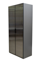 Шкаф Alto двухдверный с выдвижными ящиками цвет серый кобальт Шкаф Alto двухдверный с выдвижными ящиками цвет серый кобальт