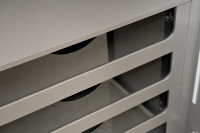 Шкаф Alto двухдверный с выдвижными ящиками цвет серый кобальт Шкаф Alto двухдверный с выдвижными ящиками цвет серый кобальт