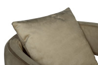 Кресло велюровое оливковое Кресло велюровое оливковое