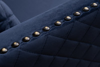 Диван-кушетка Sorrento правый велюровый темно-синий Диван-кушетка Sorrento правый велюровый темно-синий