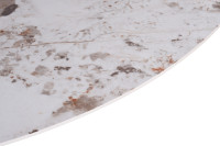 Стол обеденный круглый керамический белый