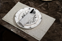 Текстильная подставка "Брасс" бежевая Текстильная подставка "Брасс" бежевая