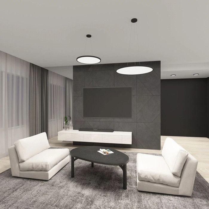 Потолочный светильник THIN DK6524-BK Denkirs