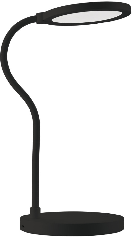 Офисная настольная лампа  TLD-553 Black/LED/400Lm/4500K/Dimmer/USB Uniel
