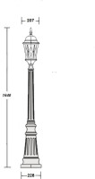 Наземный фонарь ASTORIA 2M 91411M Bl ромб Oasis Light