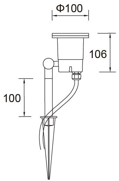 Грунтовый светильник HAMBURG 8042 Gr Oasis Light