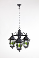 Уличный светильник подвесной PETERSBURG lead GLASS 79870lg/3 Bl Oasis Light Уличный светильник подвесной PETERSBURG lead GLASS 79870lg/3 Bl Oasis Light