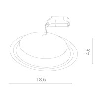 Точечный светильник Uovo A6415PL-1WH Arte Lamp