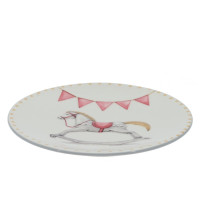 Тарелка "Лошадка", L20 W19,5 H1,5 см