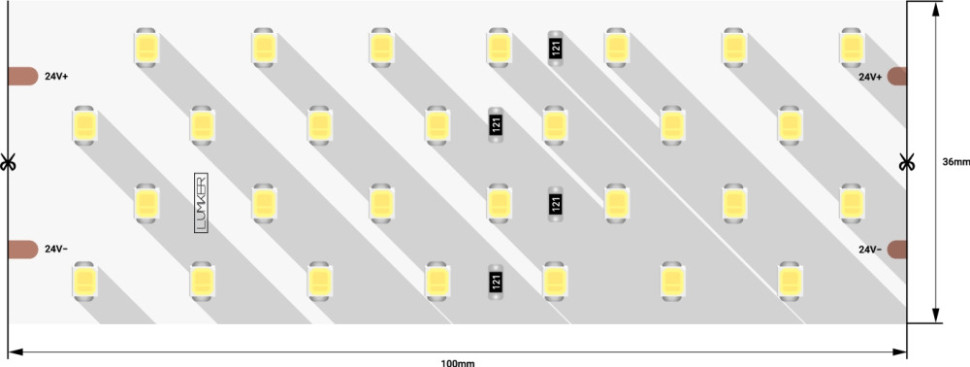 Светодиодная лента LUX DSG2280-24-NW-33 DesignLed