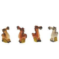 Фигурка декоративная "Лошадь", L4 W1 H5 см, 8в.