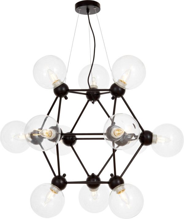 Подвесной светильник Zodiak LDP 160N-12 BK+PR Lumina Deco