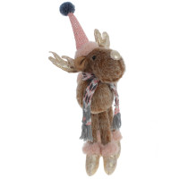 Игрушка набивная "Олень", L23 W10 H41/33 см