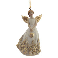 Фигурка декоративная подвесная "Ангел",   L5 W3,5 H9,5 см, 2в.
