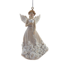 Фигурка декоративная подвесная "Ангел",   L5 W3,5 H9,5 см, 2в.