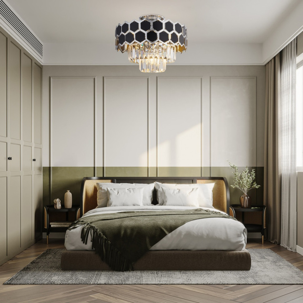 Потолочная люстра Sorrento-5009 375009/3+2/20/380 CR Arte Milano