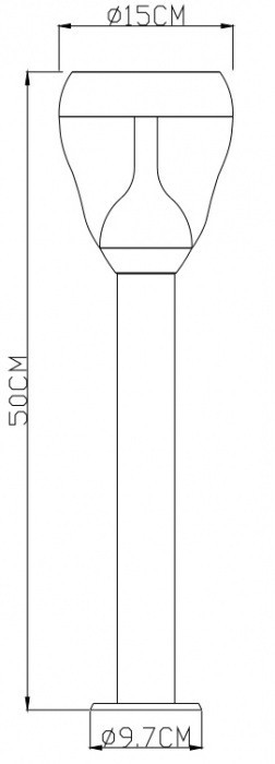 Наземный светильник Monte 32251 Globo