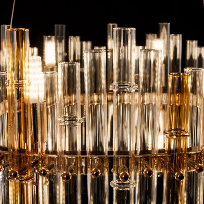 Подвесная люстра Crystalla A4111LM-16GO Arte Lamp