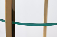 Стеллаж прозрачное стекло/золото Стеллаж прозрачное стекло/золото