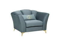 Кресло Annette велюровое бирюзовое Кресло Annette велюровое бирюзовое