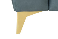 Кресло Annette велюровое бирюзовое Кресло Annette велюровое бирюзовое