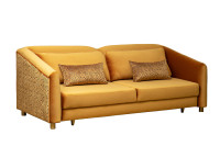 Диван Trevi трехместный раскладной оранжевый с кантом Диван Trevi трехместный раскладной оранжевый с кантом