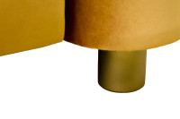 Диван Trevi трехместный раскладной оранжевый с кантом Диван Trevi трехместный раскладной оранжевый с кантом