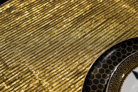 Текстильная подставка "Аурум" золотая Текстильная подставка "Аурум" золотая