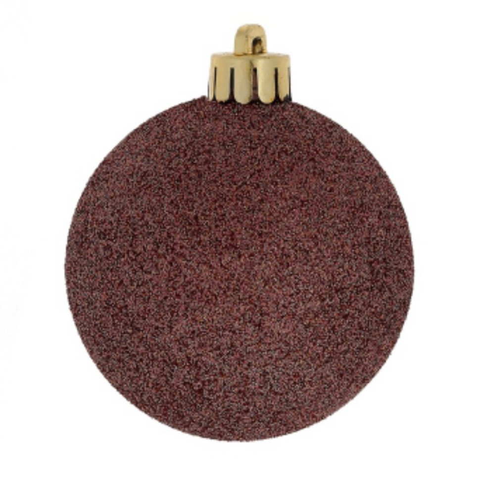 Набор из 12шт Украшение новогоднее "Шар", D 8 см, L19 W19 H21,5 см