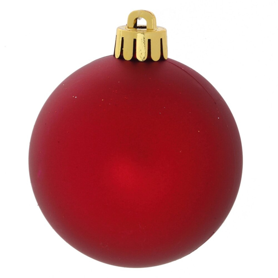 Набор из 12шт Украшение новогоднее "Шар", D 8 см, L19 W19 H21,5 см